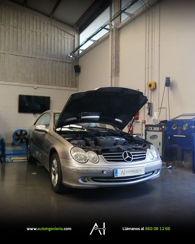 Reparación de instalación eléctrica y sistema antiarranque Mercedes CLK Reparación de instalación eléctrica y sistema antiarranque Mercedes CLK